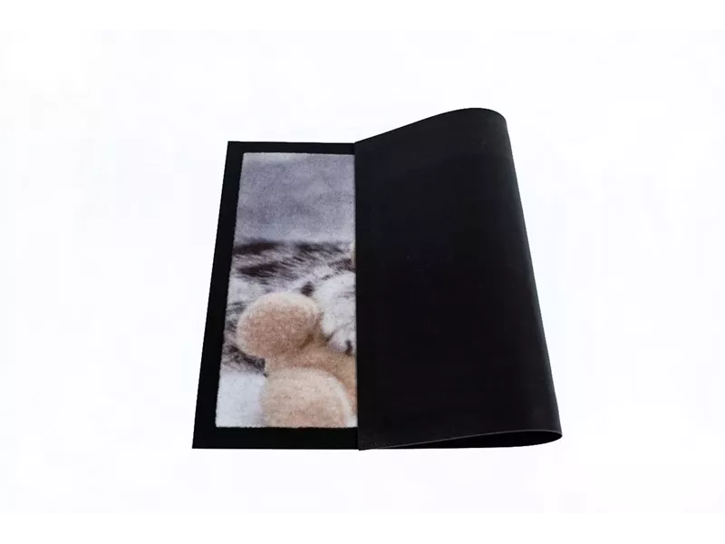 Sdim Πατάκι Εισόδου Μοκέτα με Αντιολισθητικό Υπόστρωμα Image 012 Cat Dog 40x40εκ. Πάχους 6mm