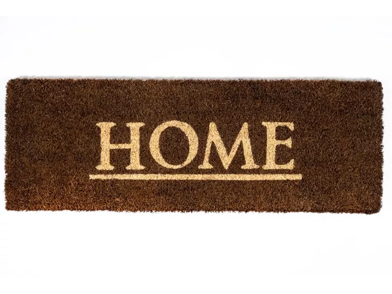 Sdim Πατάκι Εισόδου από Κοκοφοίνικα με Αντιολισθητικό Υπόστρωμα Trend-XS 006 Home Brown 26x75εκ. Πάχους 15mm