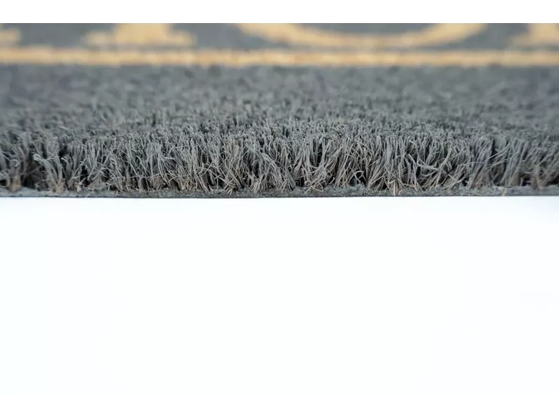 Sdim Πατάκι Εισόδου από Κοκοφοίνικα με Αντιολισθητικό Υπόστρωμα Ruco Glitter 011 Home Gold 26x75εκ. Πάχους 15mm