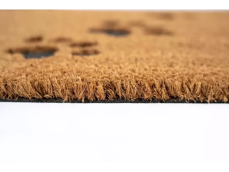 Sdim Πατάκι Εισόδου από Κοκοφοίνικα με Αντιολισθητικό Υπόστρωμα Ruco Embossed Rubber 004 Paws 40x60εκ.