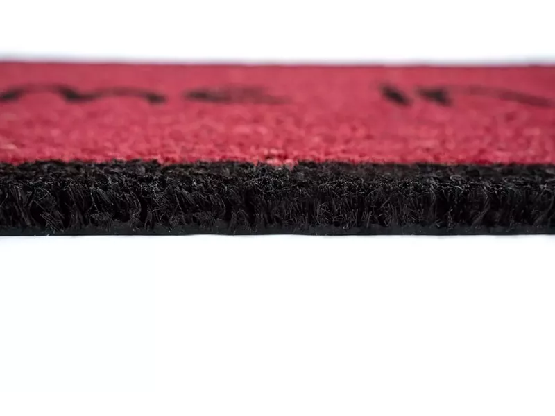 Sdim Πατάκι Εισόδου από Κοκοφοίνικα με Αντιολισθητικό Υπόστρωμα Cartoon 001 Come in Red 40x70εκ.