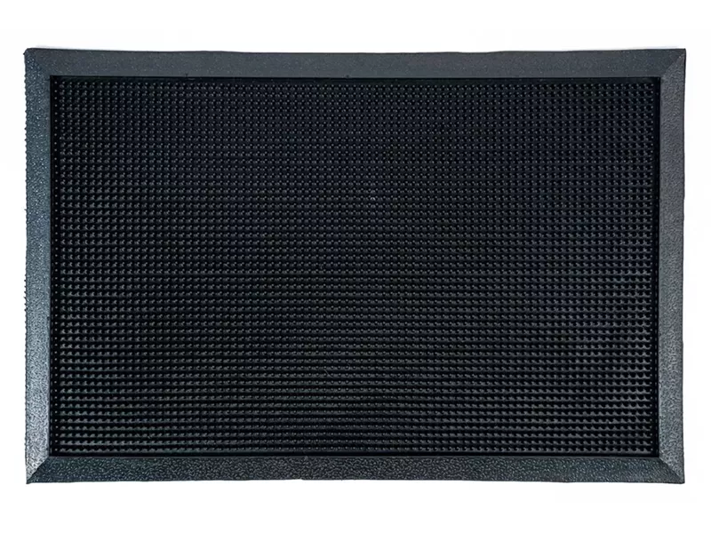 Sdim Αντιολισθητικό Πατάκι Εισόδου από Καουτσούκ Finger Tip Black 46x70εκ. 