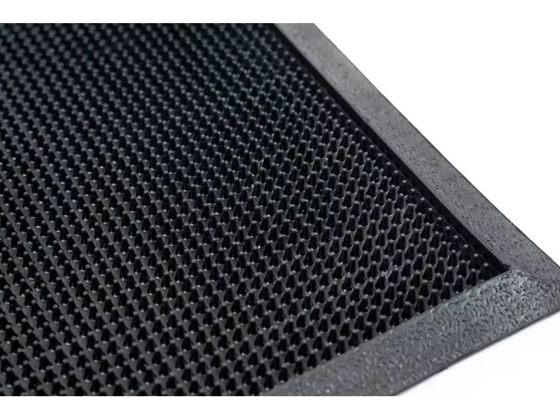 Sdim Αντιολισθητικό Πατάκι Εισόδου από Καουτσούκ Finger Tip Black 46x70εκ. 