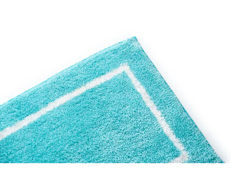Sdim Βαμβακερό/Microfiber Αντιολισθητικό Πατάκι Μπάνιου Space 001 Petrol 45x85εκ.