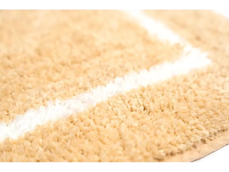 Sdim Βαμβακερό/Microfiber Αντιολισθητικό Πατάκι Μπάνιου Space 002 Beige 45x85εκ.