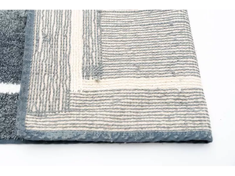 Sdim Βαμβακερό/Microfiber Αντιολισθητικό Πατάκι Μπάνιου Space 003 Gray 45x85εκ.