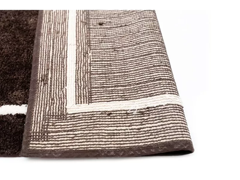 Sdim Βαμβακερό/Microfiber Αντιολισθητικό Πατάκι Μπάνιου Space 004 Brown 45x85εκ.