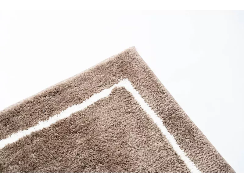 Sdim Βαμβακερό/Microfiber Αντιολισθητικό Πατάκι Μπάνιου Space 005 Moka 45x85εκ.