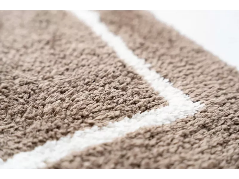 Sdim Βαμβακερό/Microfiber Αντιολισθητικό Πατάκι Μπάνιου Space 005 Moka 45x85εκ.