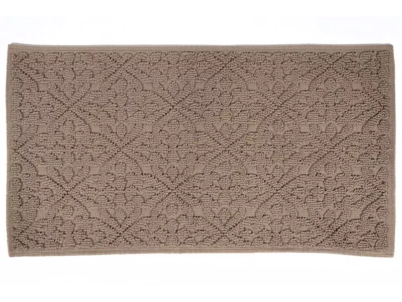 Sdim Πατάκι Μπάνιου με Μικροΐνες & Αντιολισθητικό Υπόστρωμα Venere 004 Beige 50x90εκ.