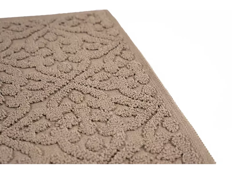 Sdim Πατάκι Μπάνιου με Μικροΐνες & Αντιολισθητικό Υπόστρωμα Venere 004 Beige 50x90εκ.