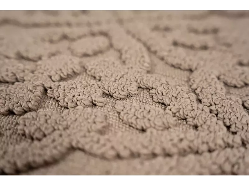 Sdim Πατάκι Μπάνιου με Μικροΐνες & Αντιολισθητικό Υπόστρωμα Venere 004 Beige 50x90εκ.