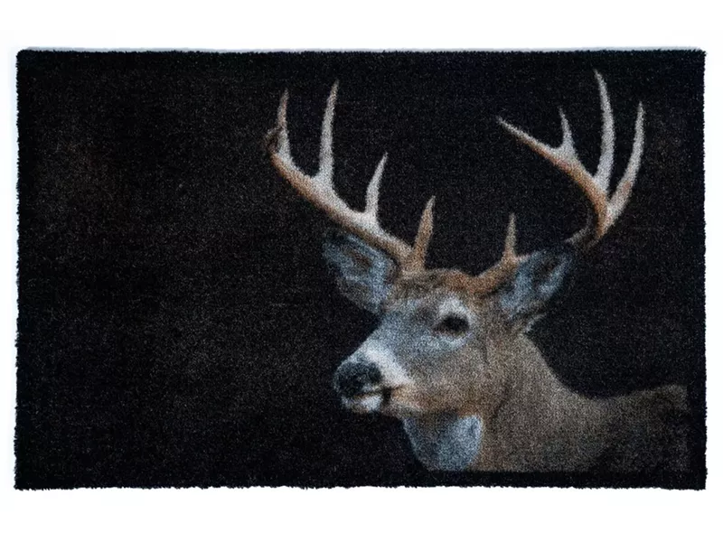 Sdim Πατάκι Εισόδου Μοκέτα με Αντιολισθητικό Υπόστρωμα Ambiance 003 Deer 50x75εκ. Πάχους 8mm