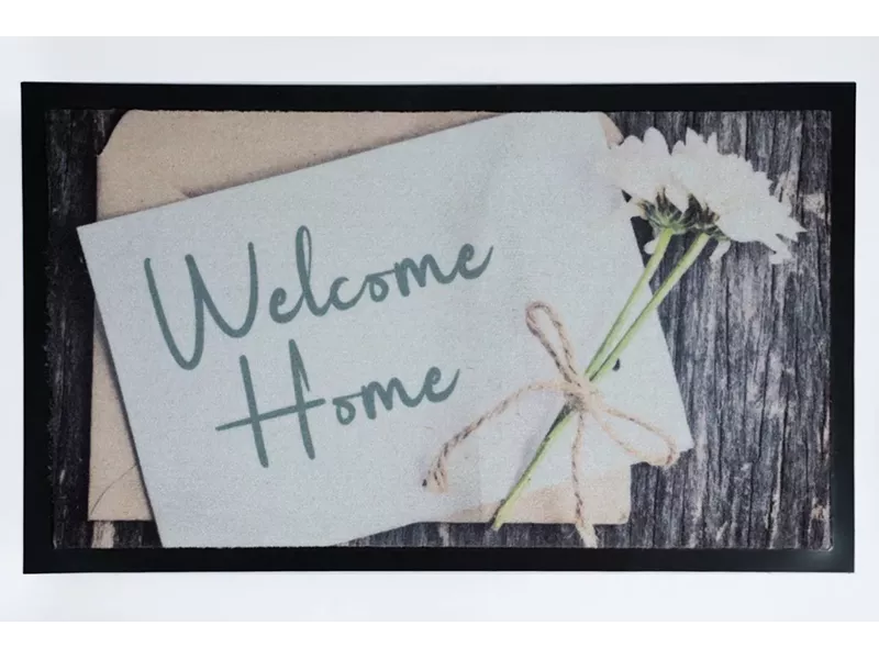 Sdim Πατάκι Εισόδου Μοκέτα με Αντιολισθητικό Υπόστρωμα Image 173 Greeting Card 45x75εκ. Πάχους 6mm