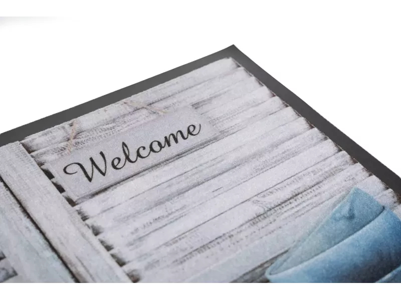 Sdim Πατάκι Εισόδου Μοκέτα με Αντιολισθητικό Υπόστρωμα Image 162 Dishes 45x75εκ. Πάχους 6mm