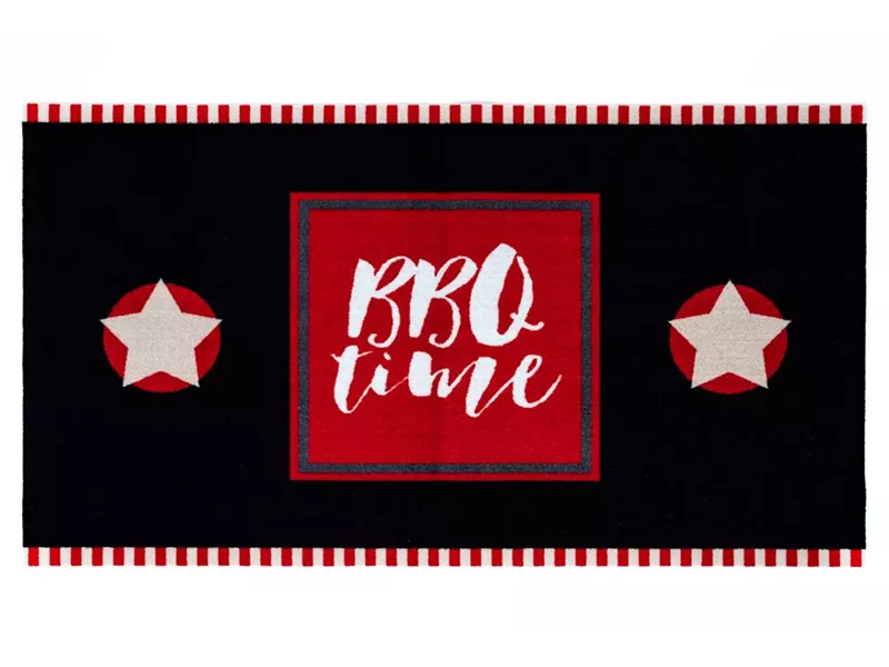 Sdim Πατάκι Κουζίνας με Αντιολισθητικό Υπόστρωμα BBQ MAT 500 BBQ Time 2-Stars 67x120εκ.