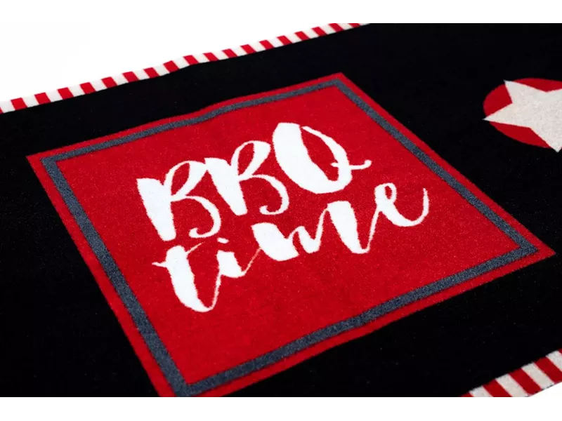 Sdim Πατάκι Κουζίνας με Αντιολισθητικό Υπόστρωμα BBQ MAT 500 BBQ Time 2-Stars 67x120εκ.