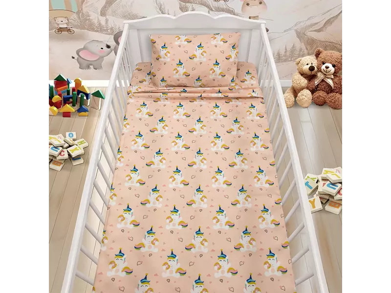 LINO ΣΕΤ ΣΕΝΤΟΝΙΑ UNICORN DONUTS 120X180