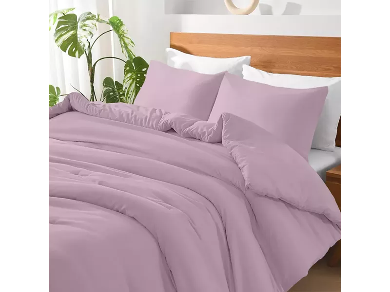 LINO ΣΕΝΤΟΝΙ BASICO LILAC 180X200+30