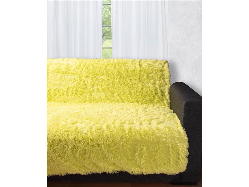 Διακοσμητικό μαλλιαρό ριχτάρι 5336 (145cm x 195cm) Lime