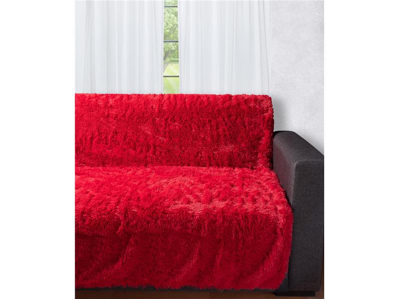 Διακοσμητικό μαλλιαρό ριχτάρι 5336 (145cm x 195cm) κόκκινο
