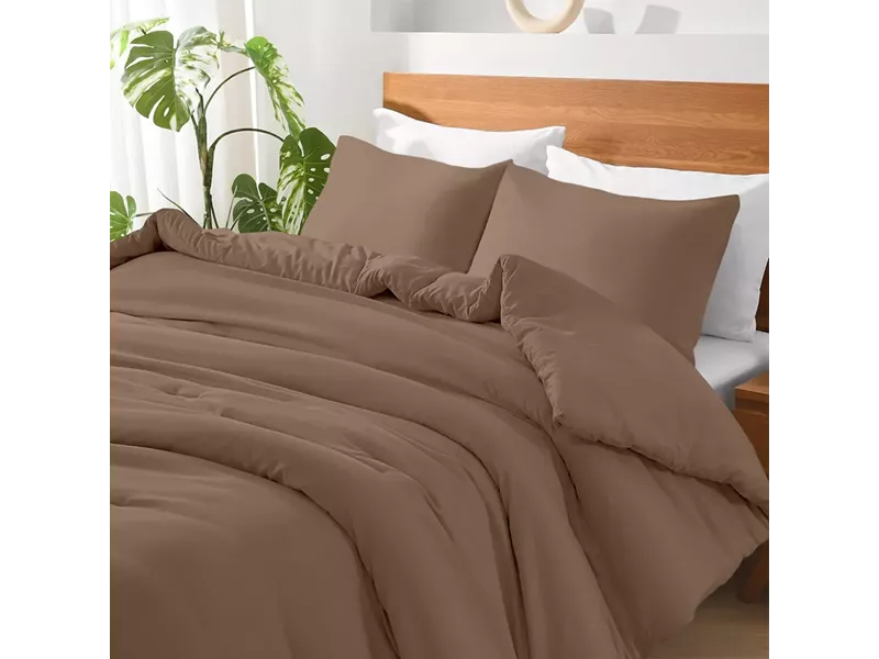 LINO ΣΕΤ ΣΕΝΤΟΝΙΑ BASICO MOCCA 160X200+30