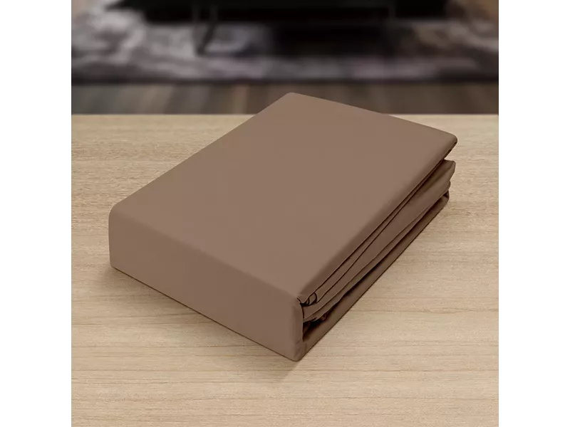 LINO ΣΕΤ ΣΕΝΤΟΝΙΑ BASICO MOCCA 160X200+30