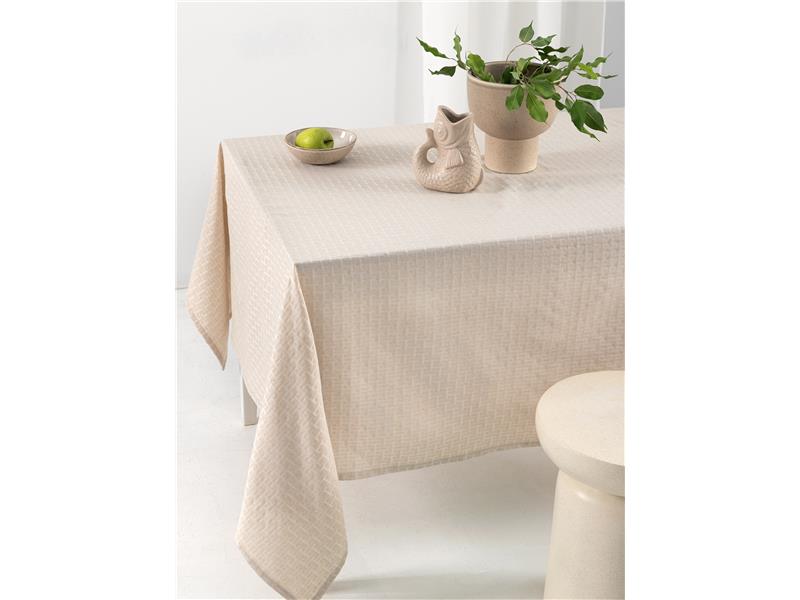 Τραπεζομάντηλο Αδιάβροχο Palamaiki Mily Beige