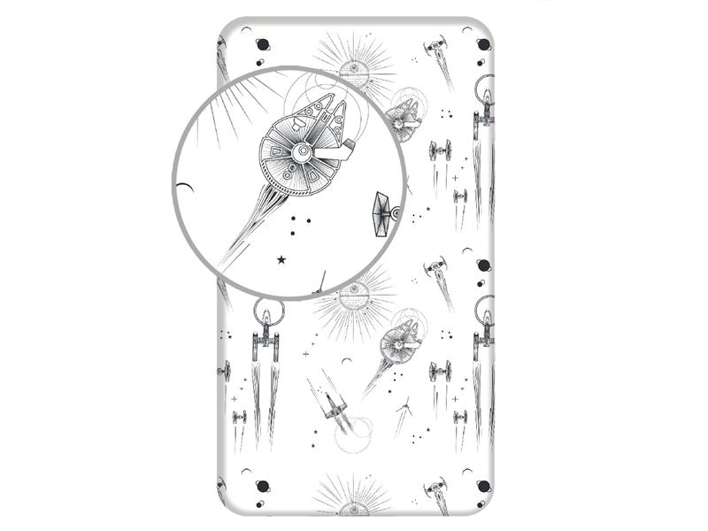 Σεντόνι Βαμβακερό Star Wars Μονό Με Λάστιχο