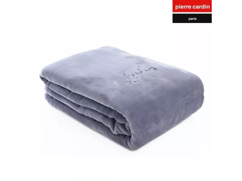 ΚΟΥΒΕΡΤΑ ΜΟΝΗ 160X220 PIERRE CARDIN NANCY STER 545 GREY(51)