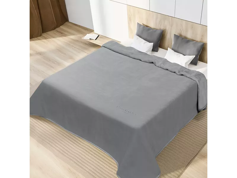 ΚΟΥΒΕΡΤΑ ΜΟΝΗ 160X220 PIERRE CARDIN NANCY STER 545 GREY(51)