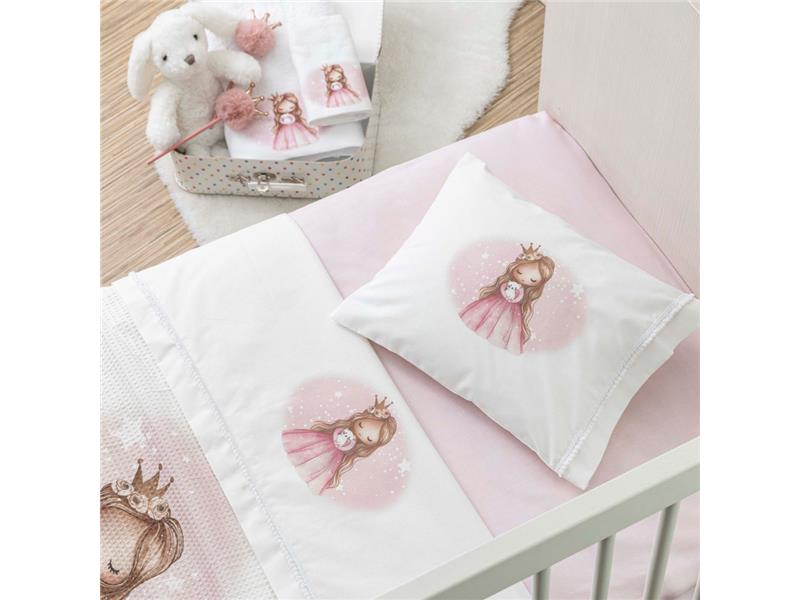 Σεντόνια Κούνιας Σετ Little Queen