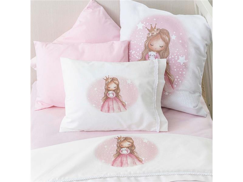 Σεντόνια Κούνιας Σετ Little Queen