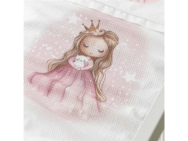 Κουβέρτα Πικέ Κούνιας Little Queen