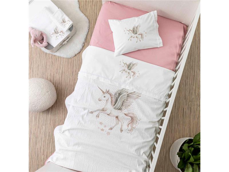 Κουβέρτα Πικέ Κούνιας Emeralda