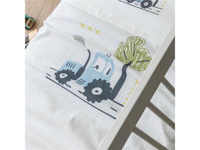 Κουβέρτα Πικέ Κούνιας Trucky