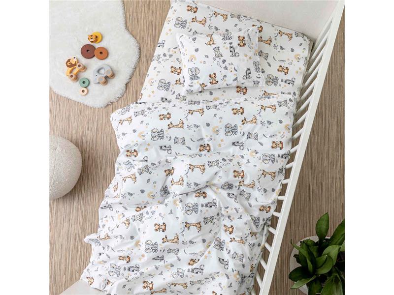 Σεντόνια Κούνιας Σετ Roar