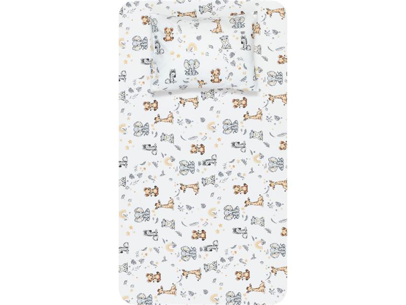 Σεντόνια Κούνιας Σετ Roar