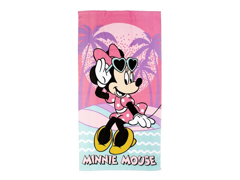 Πετσέτα Θαλάσσης Quick Dry Disney Home Minnie 72 70X140 Coral 100% Microfiber