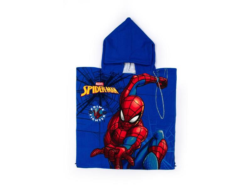Πόντσο Θαλάσσης Quick Dry Marvel Spider-Man 95 50X100 Blue 100% Microfiber