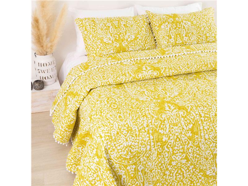 Κουβερλί Εμπριμέ Σετ Maya Υπέρδιπλο