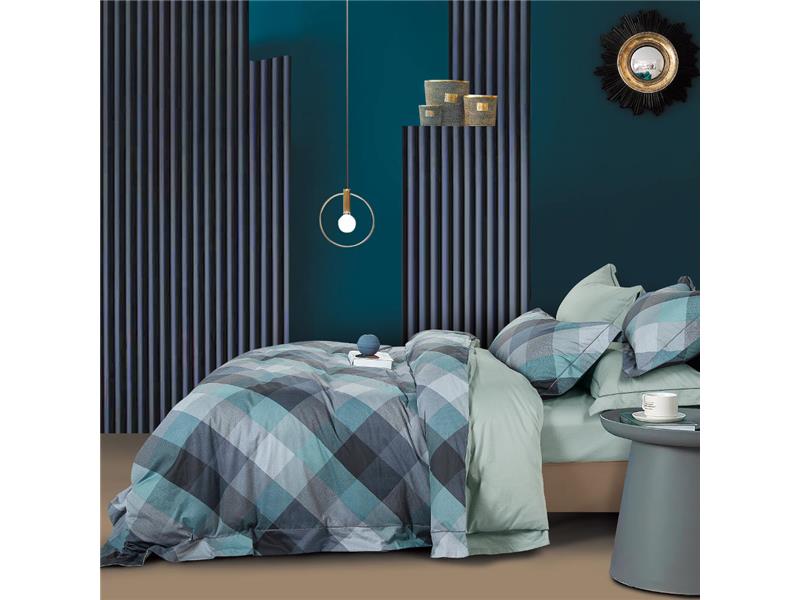 Σεντόνια Εμπριμέ Σετ Cole Υπέρδιπλα