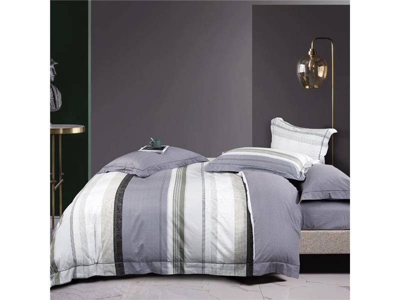 Σεντόνια Εμπριμέ Σετ Linen Υπέρδιπλα