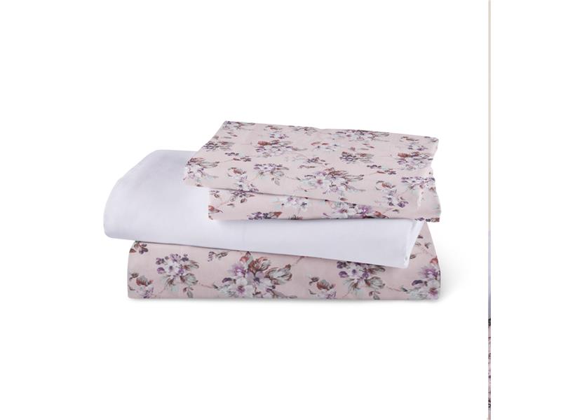 Σεντόνια Εμπριμέ Σετ Αγιρολούλουδο Υπέρδιπλα