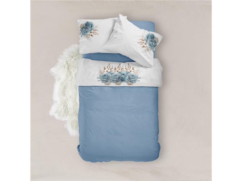 Σεντόνι Digital Print Σετ Sapphira Υπέρδιπλο