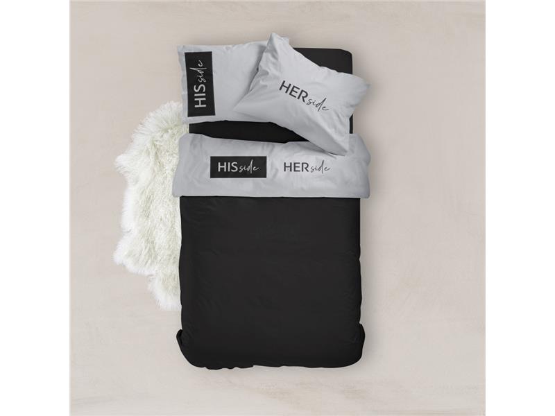 Σεντόνι Digital Print Σετ His&Hers Υπέρδιπλο