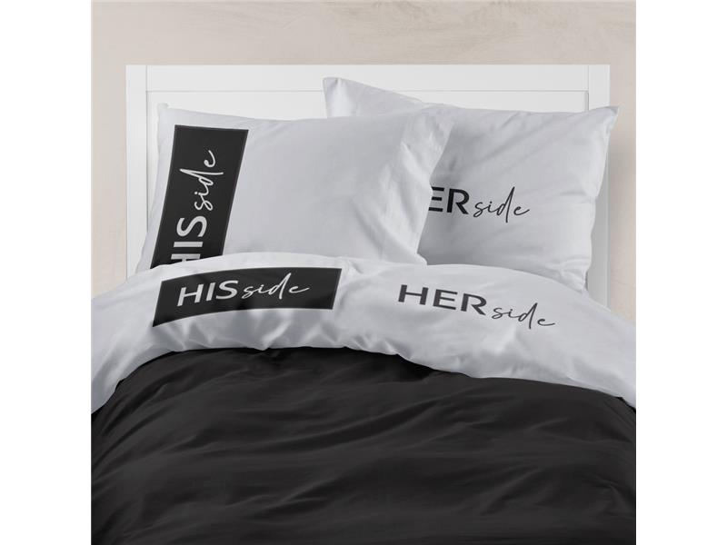 Σεντόνι Digital Print Σετ His&Hers Υπέρδιπλο