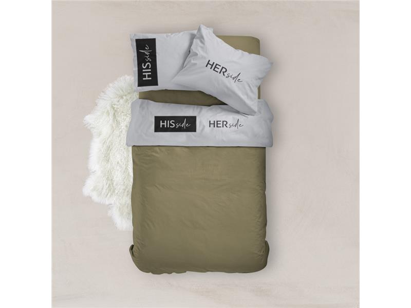 Σεντόνι Digital Print Σετ His&Hers Υπέρδιπλο