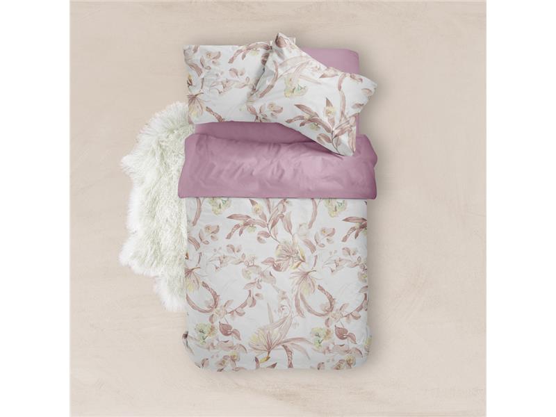 Σεντόνια Εμπριμέ Σετ Flore Υπέρδιπλα