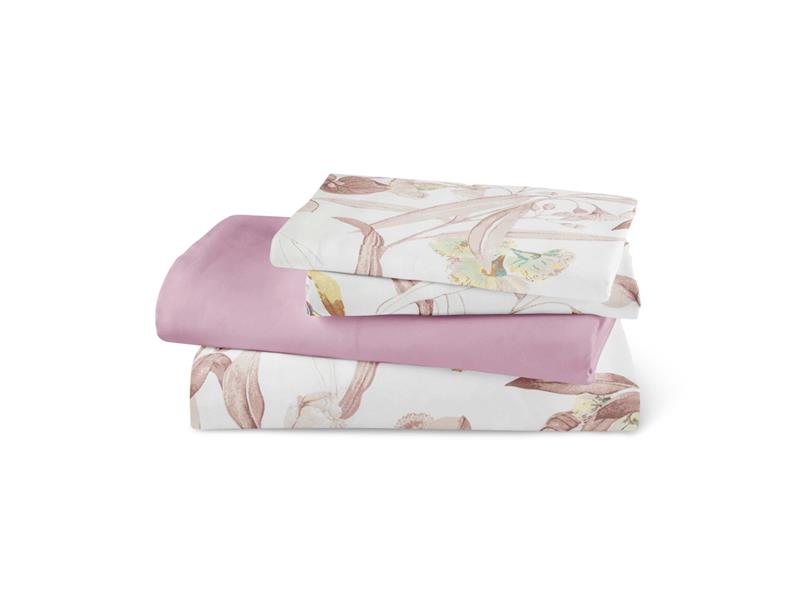 Σεντόνια Εμπριμέ Σετ Flore Υπέρδιπλα